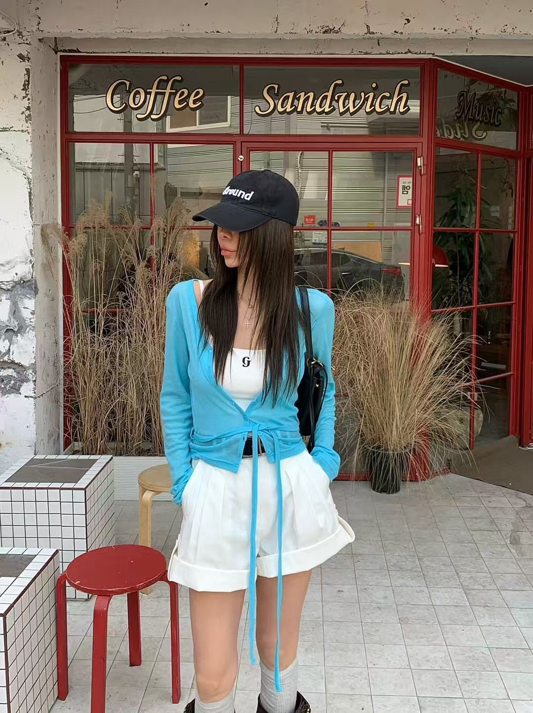 ♡正韓♡親薄綁帶排口小外套