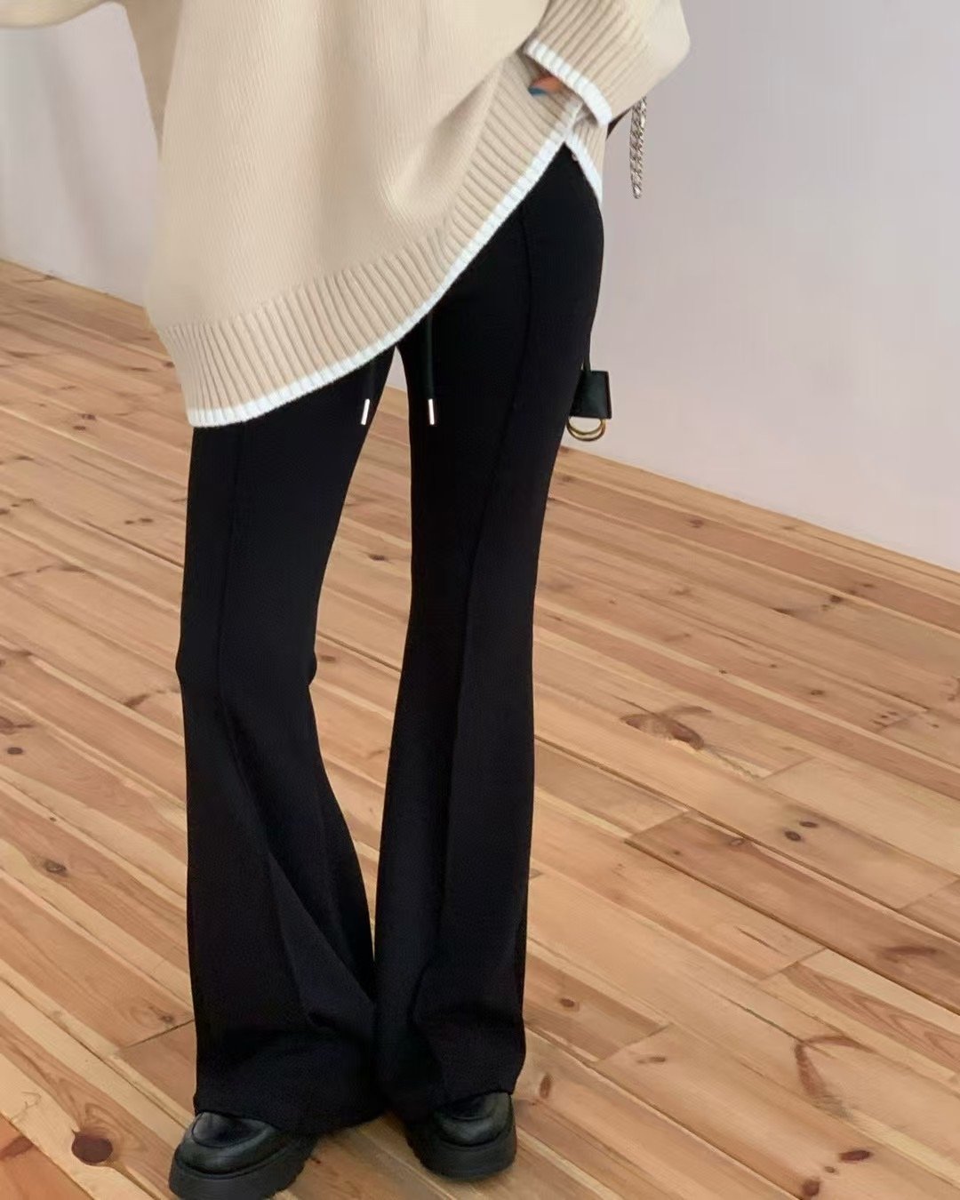 ♡正韓♡巨顯瘦鬆緊抽繩褲