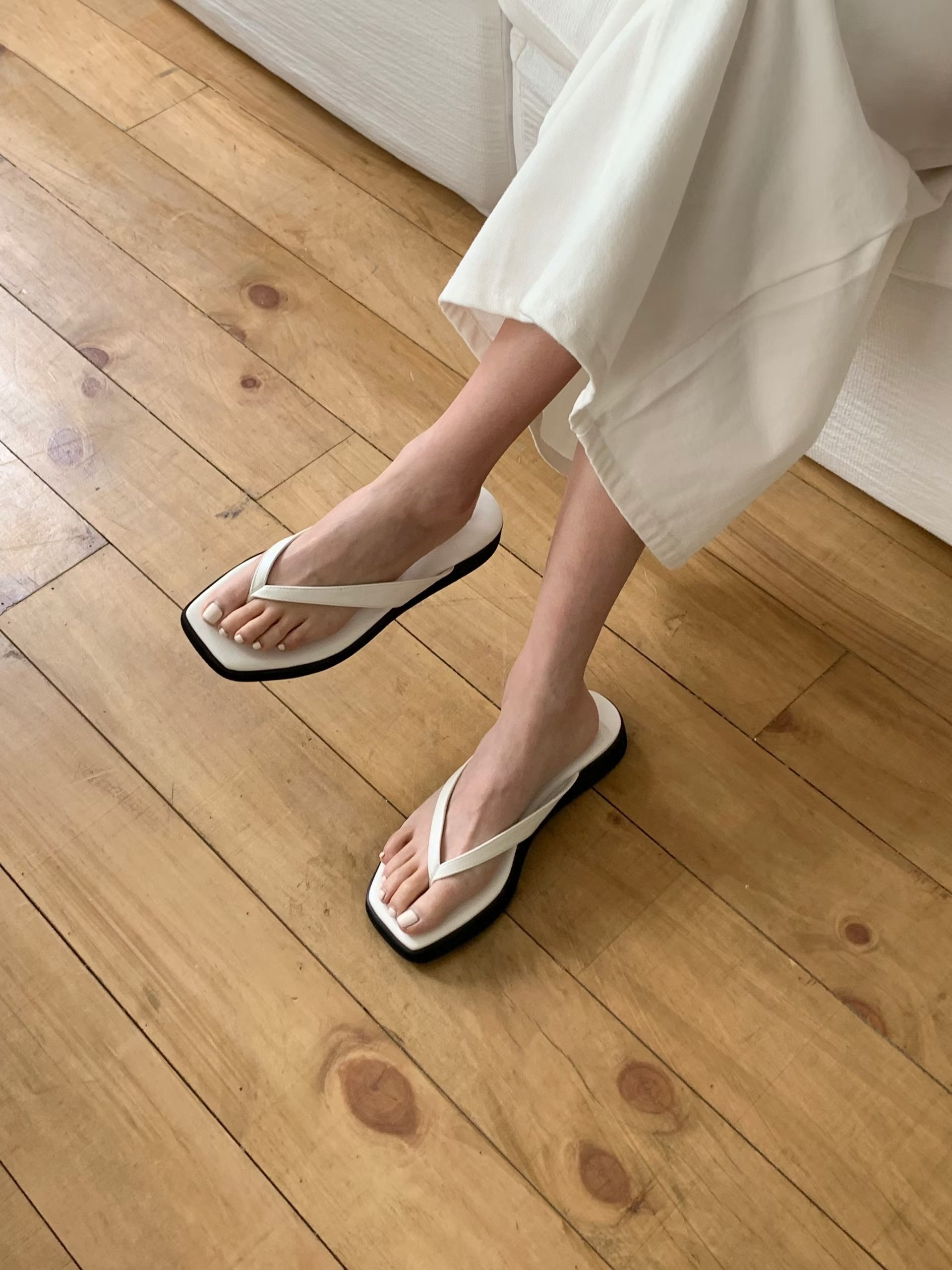 ♡韓國微厚底夾腳拖鞋♡