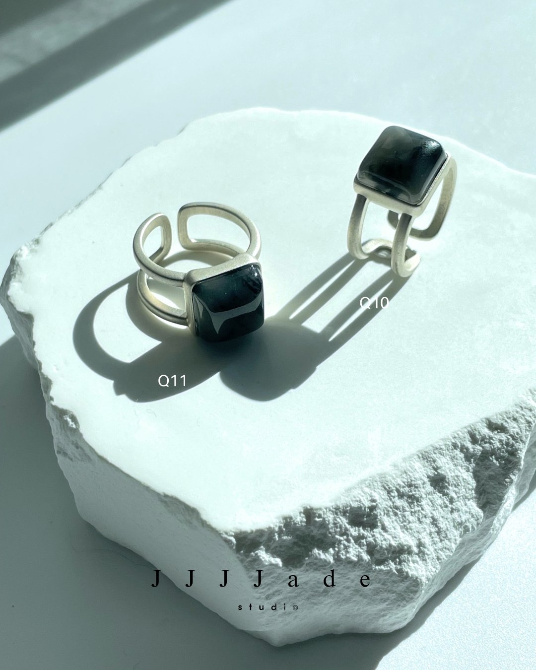 Q10 11 讓序 | 銀鑲戒指