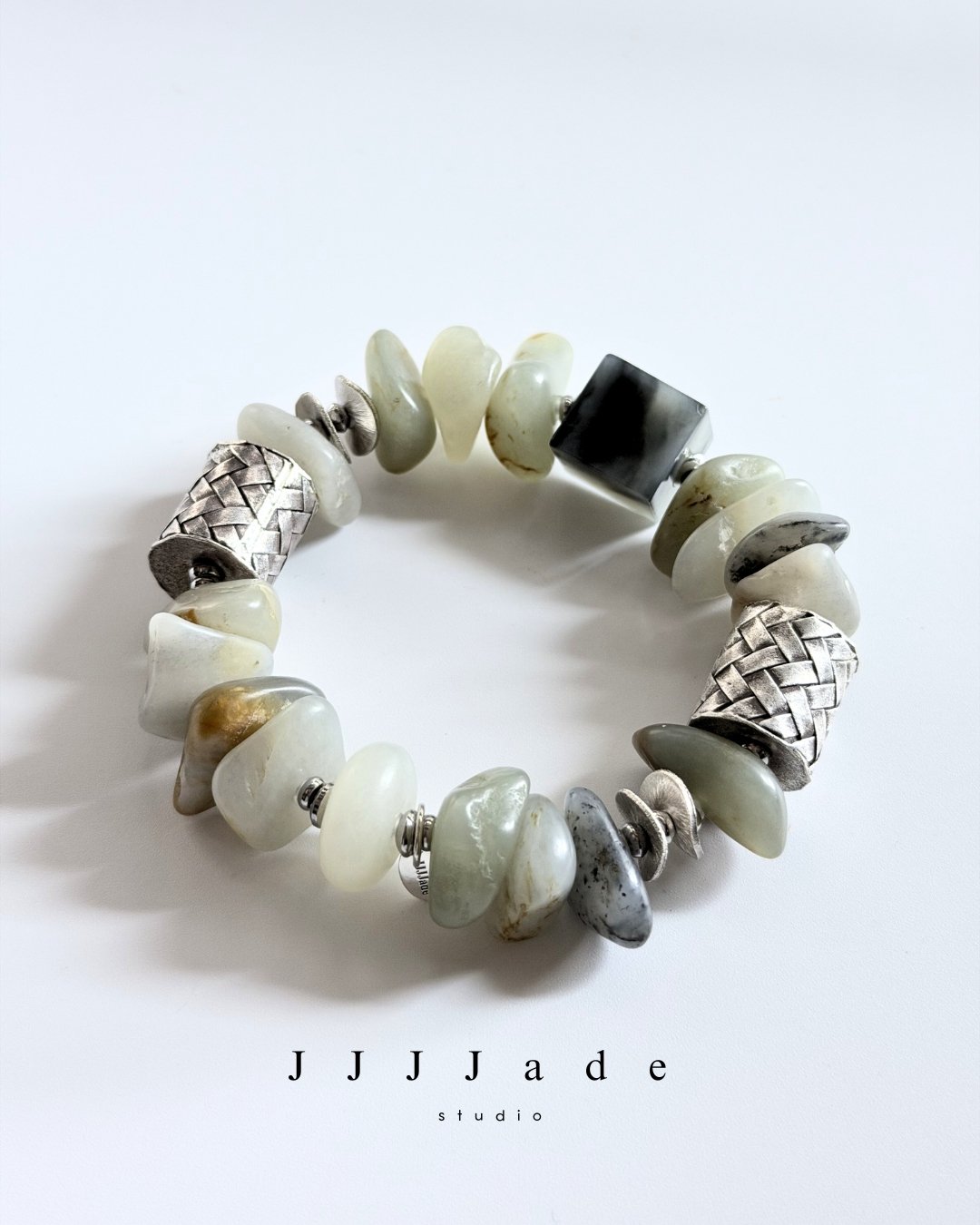 T338 餘想 | 和田玉籽料手串