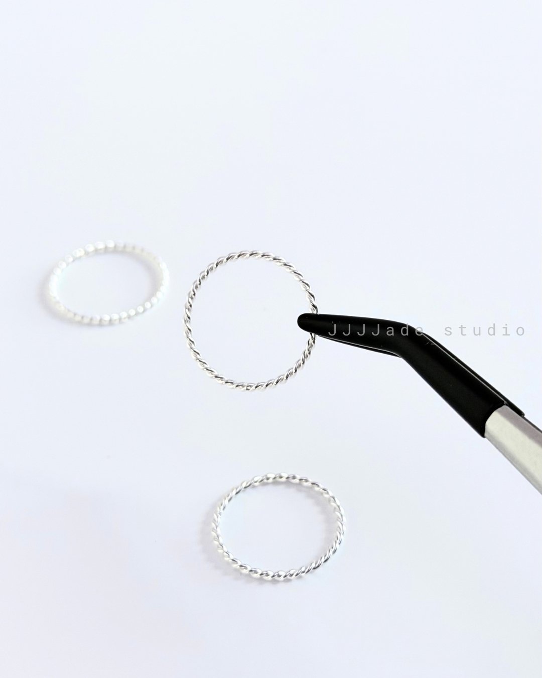 J05 TWIST RING| 旋紋銀細戒