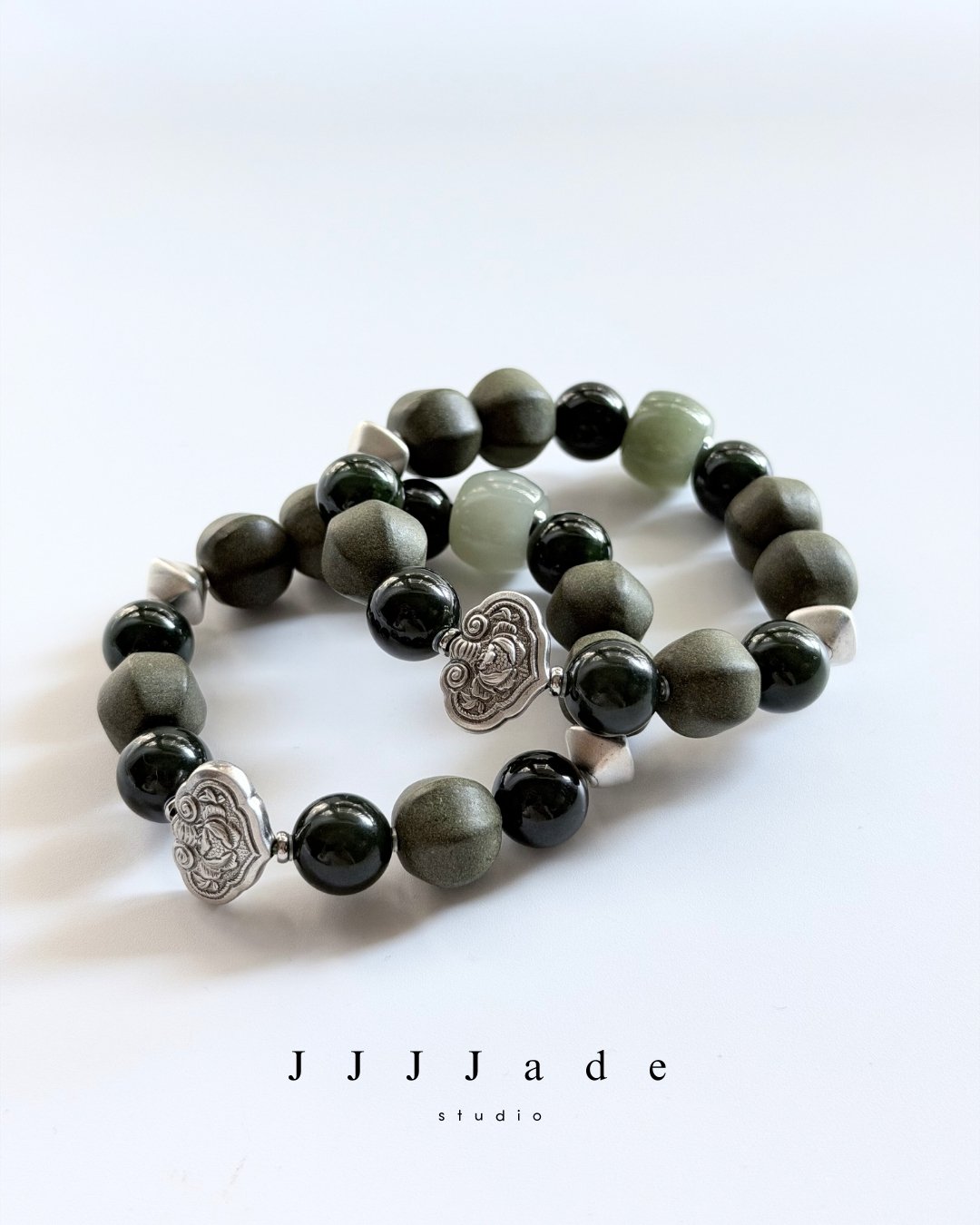 T339 抵曉 | 和田玉合香珠手串