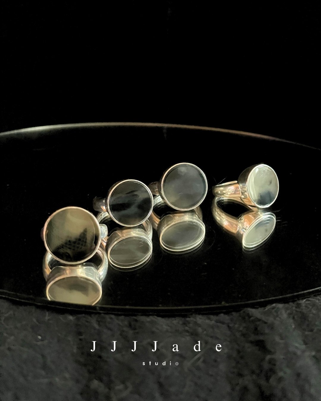 Q20~Q23質息 | 銀鑲嵌戒指