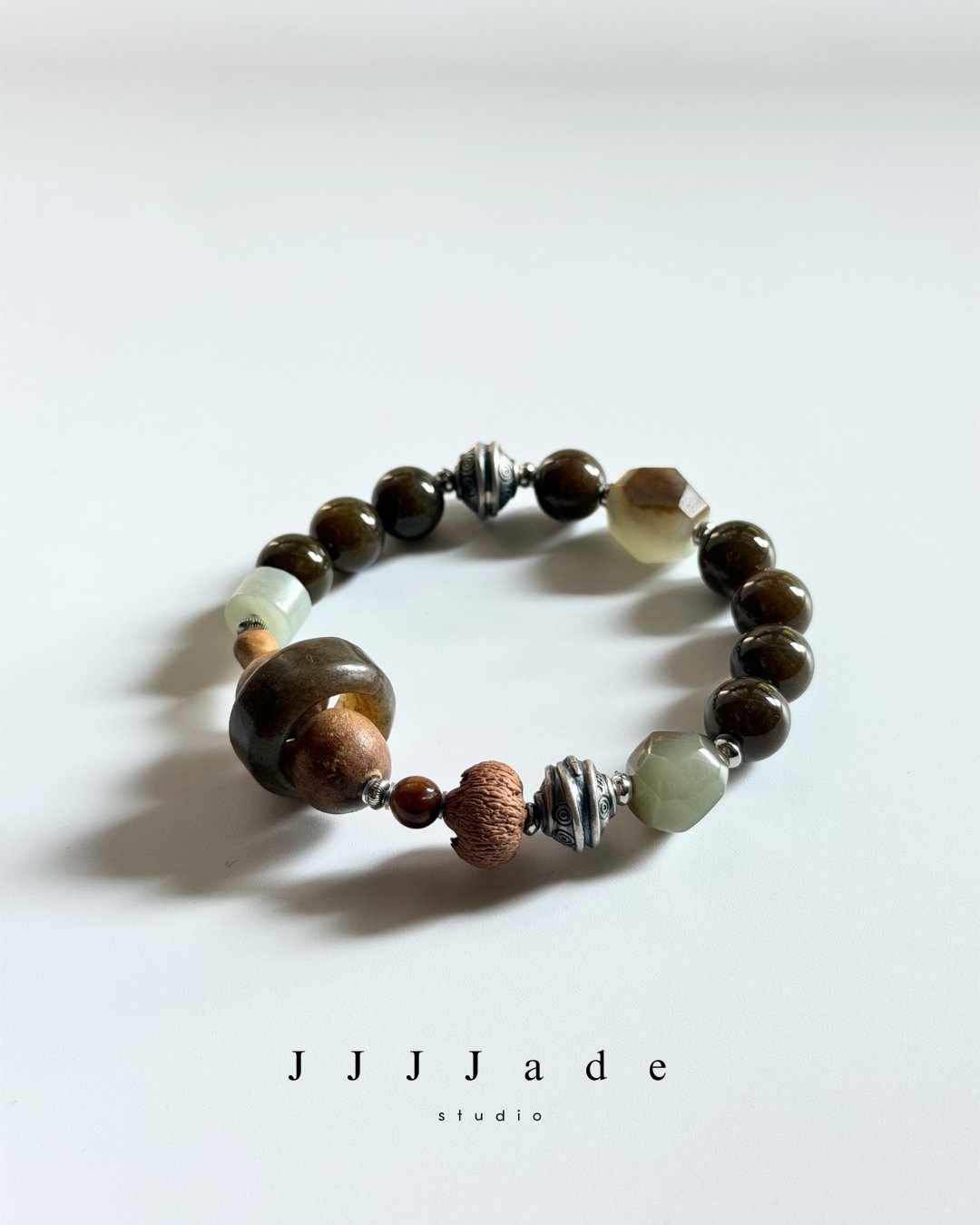 T348 醇若 | 和田玉老紅糖手串