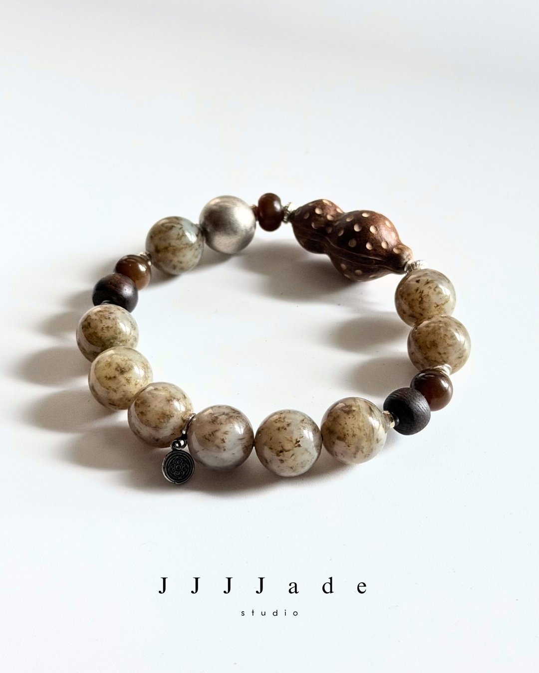 T297 嬉果 | 和田玉手串