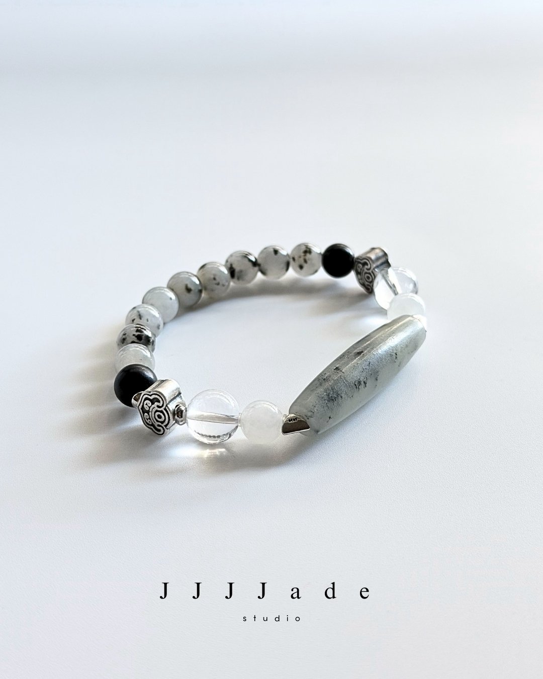 T340 寒序 | 和田玉手串