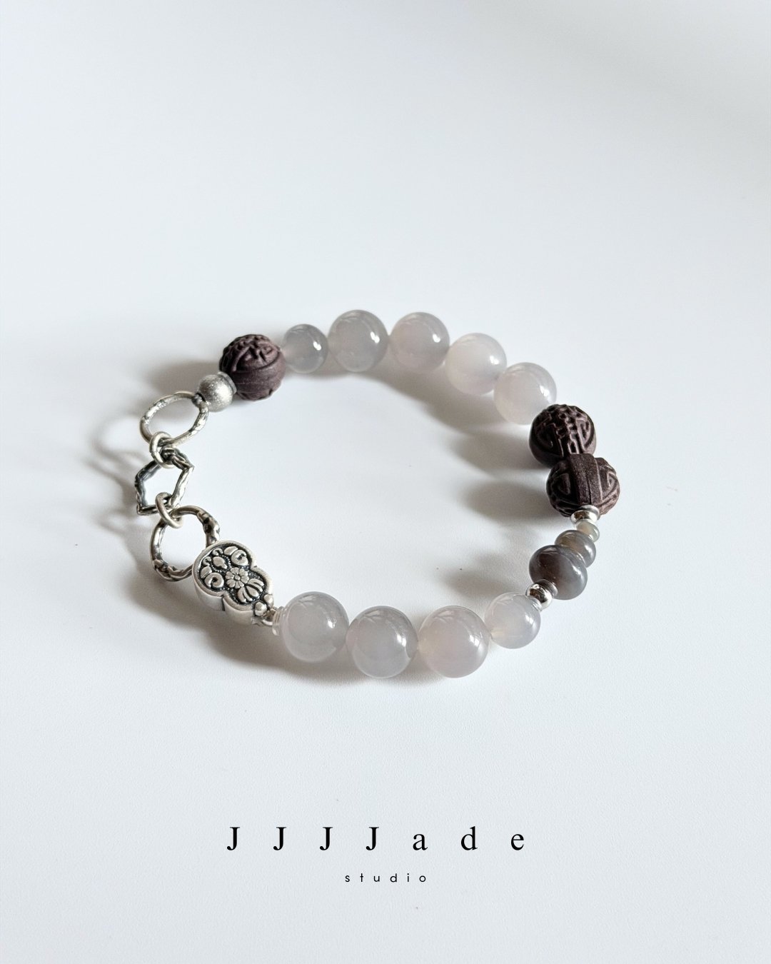 T323 縹悅 | 和田玉手串