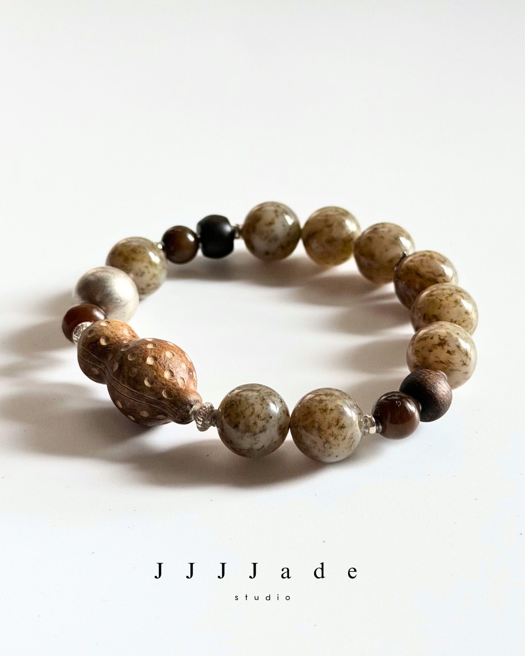 T297 嬉果 | 和田玉手串