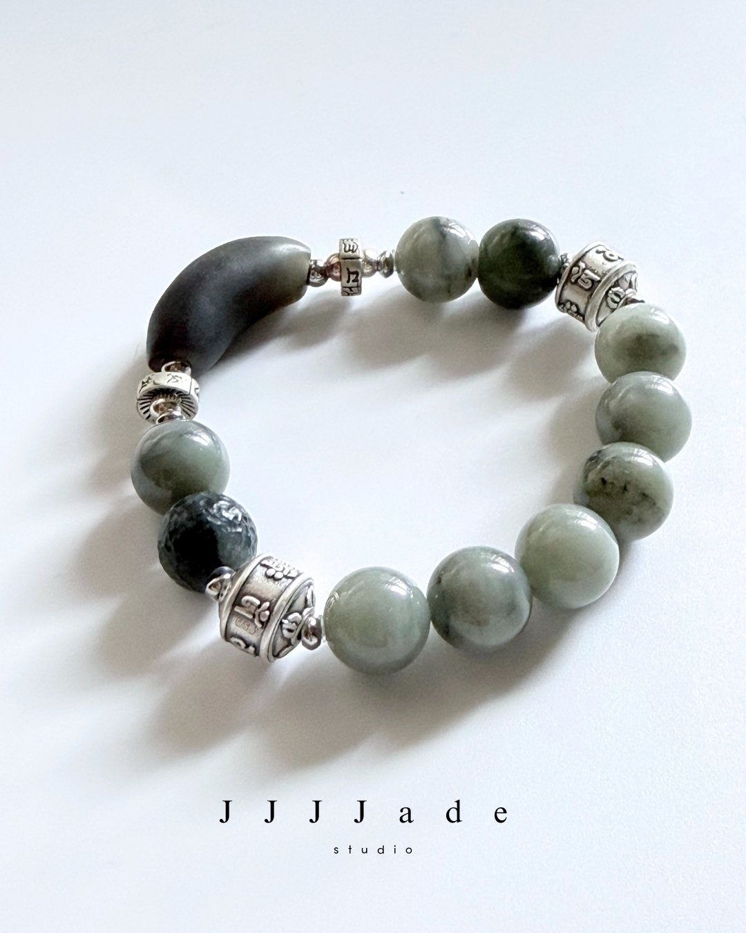 T307 微塵 | 和田玉手串