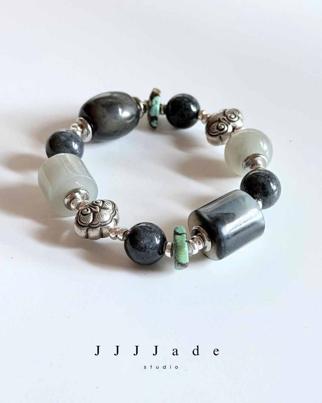 T296 幽生 | 和田玉手串