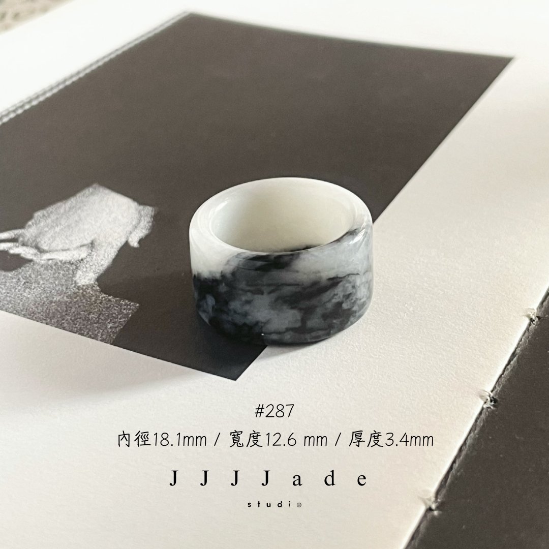 #287 288 289 290 墨韻 港碼17 15 內徑18+ 17+ 指間|水墨