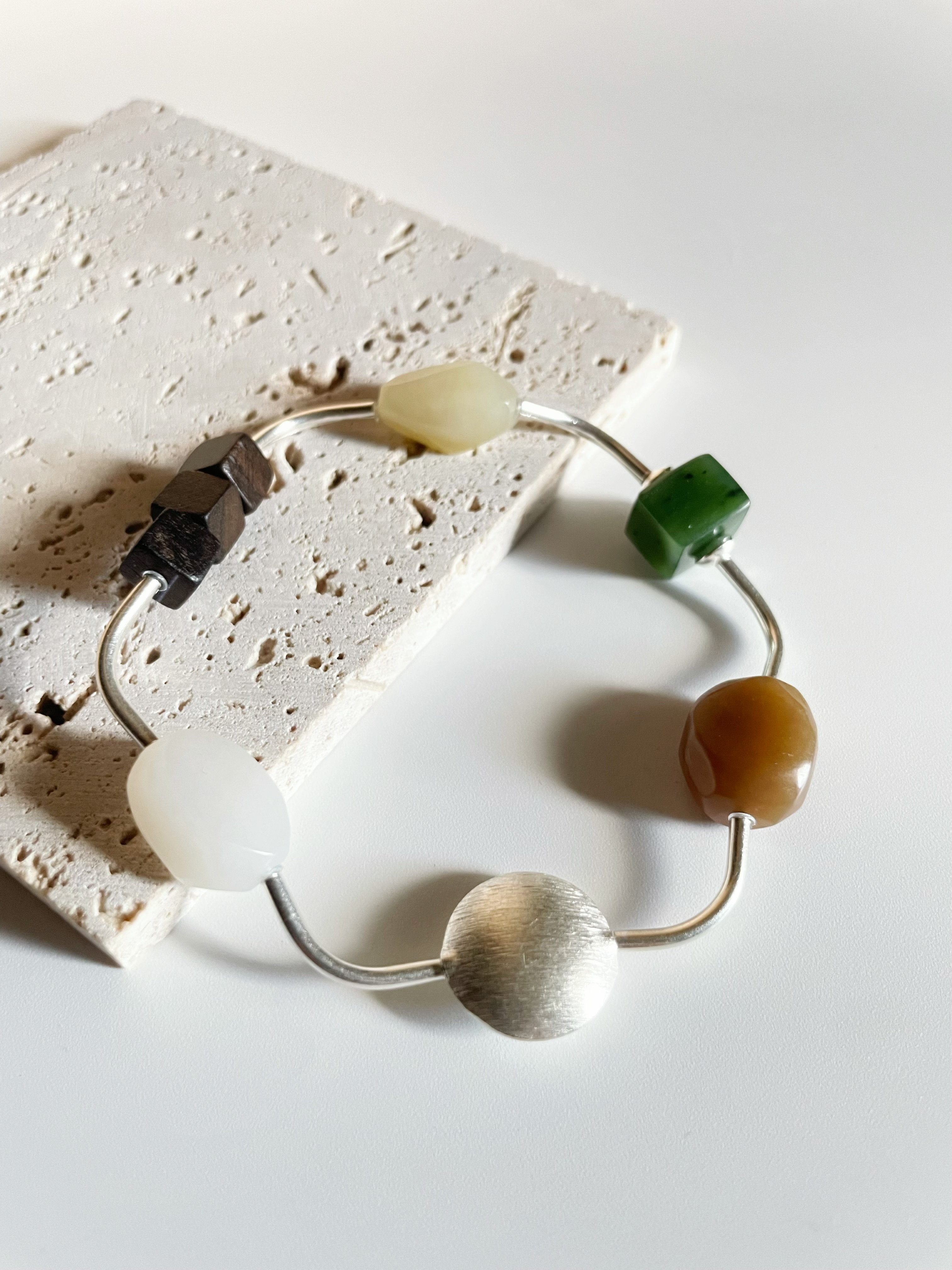 T129 泰銀扭扭多寶手鏈 15~16cm