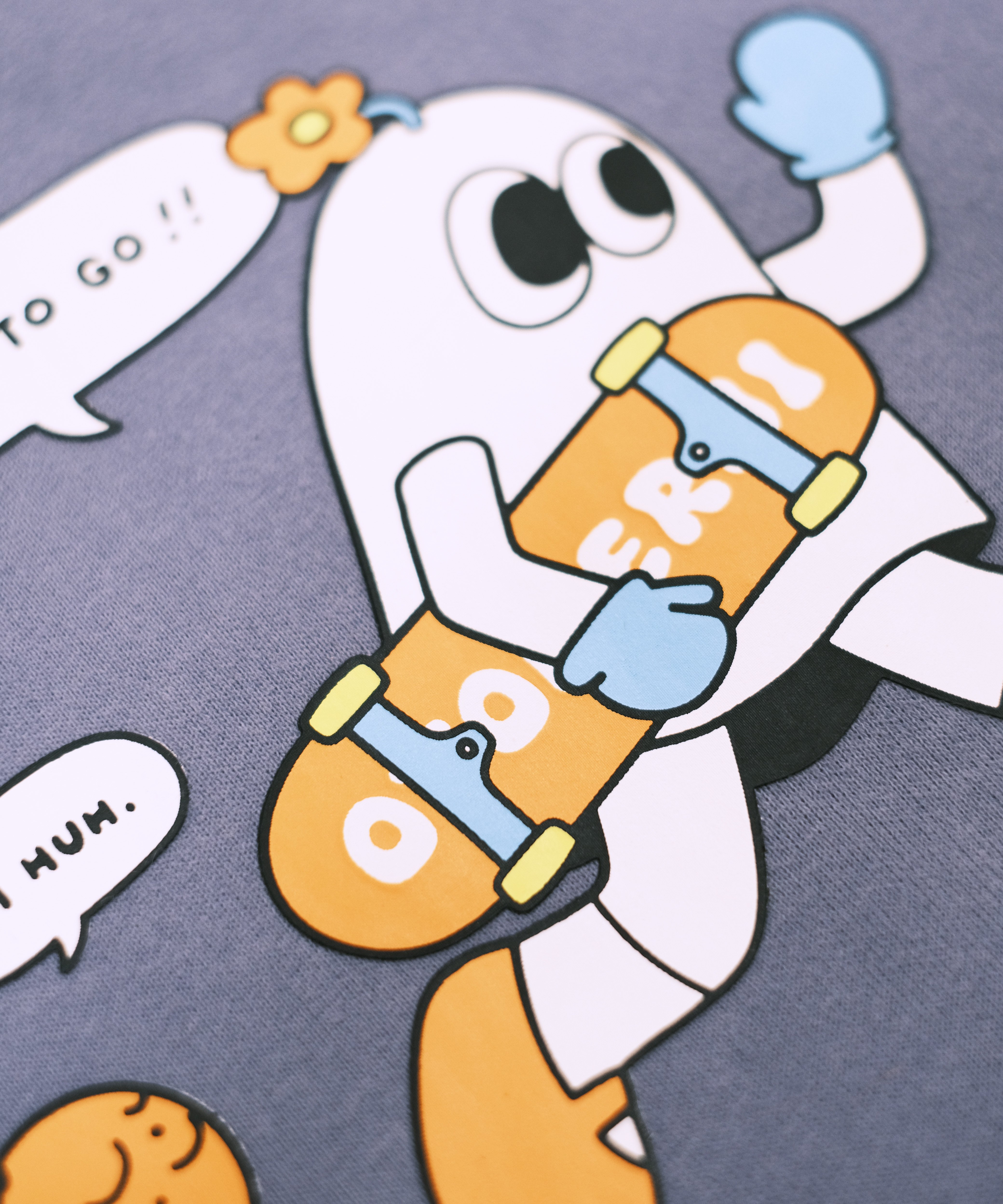 way to go 刷毛帽tee