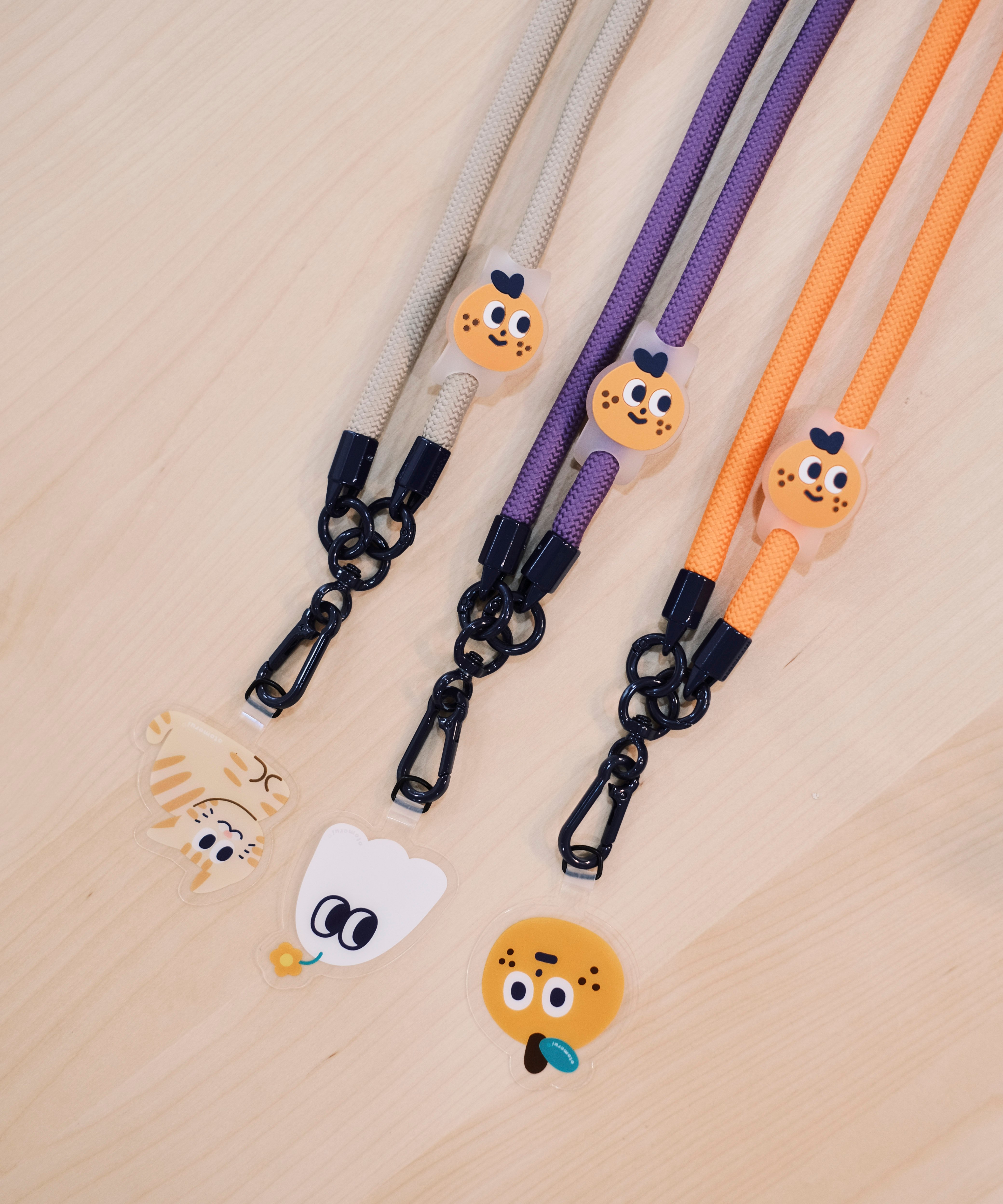 手機掛繩＋墊片組 3款