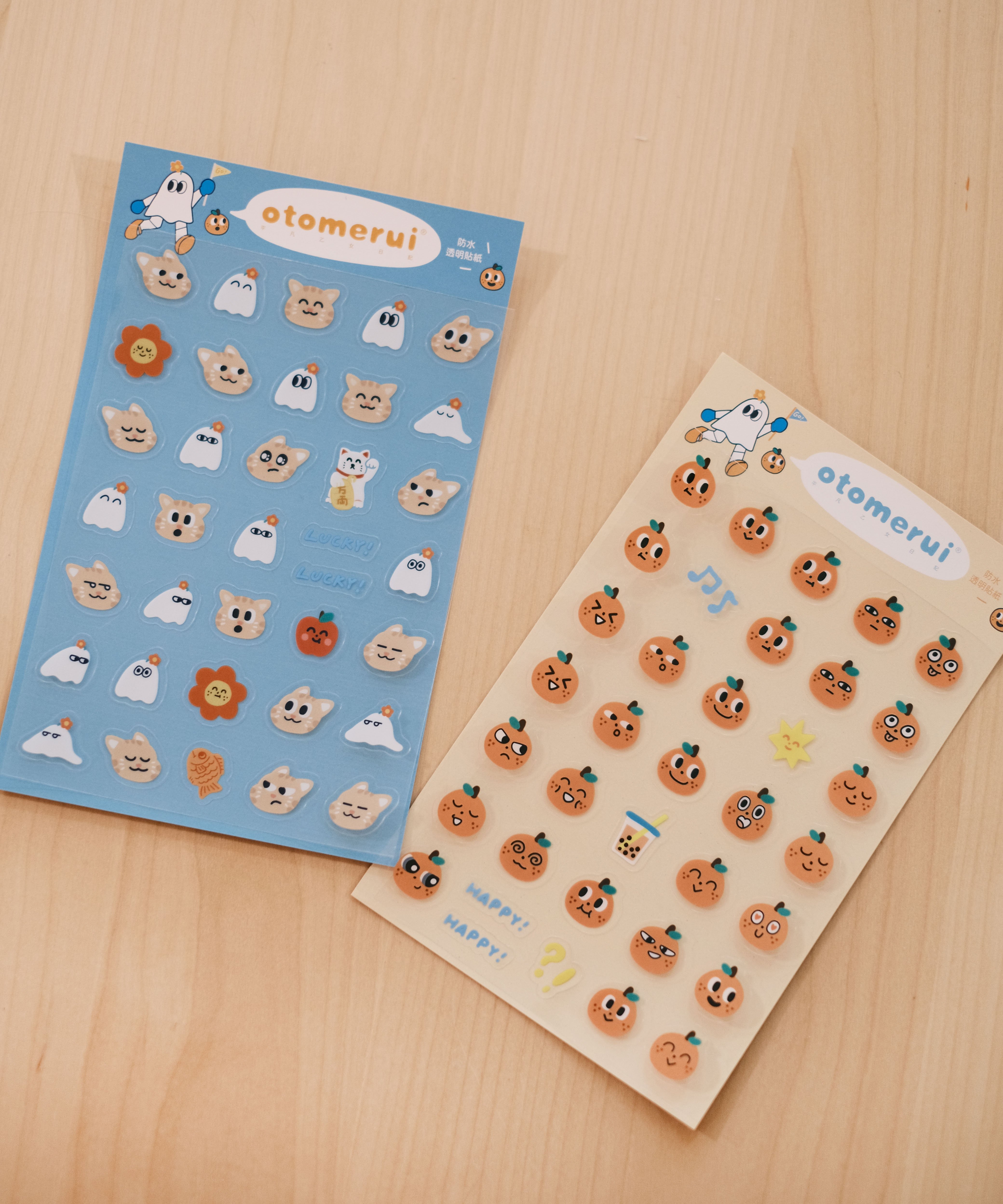 防水透明圖鑑貼紙 / 2款