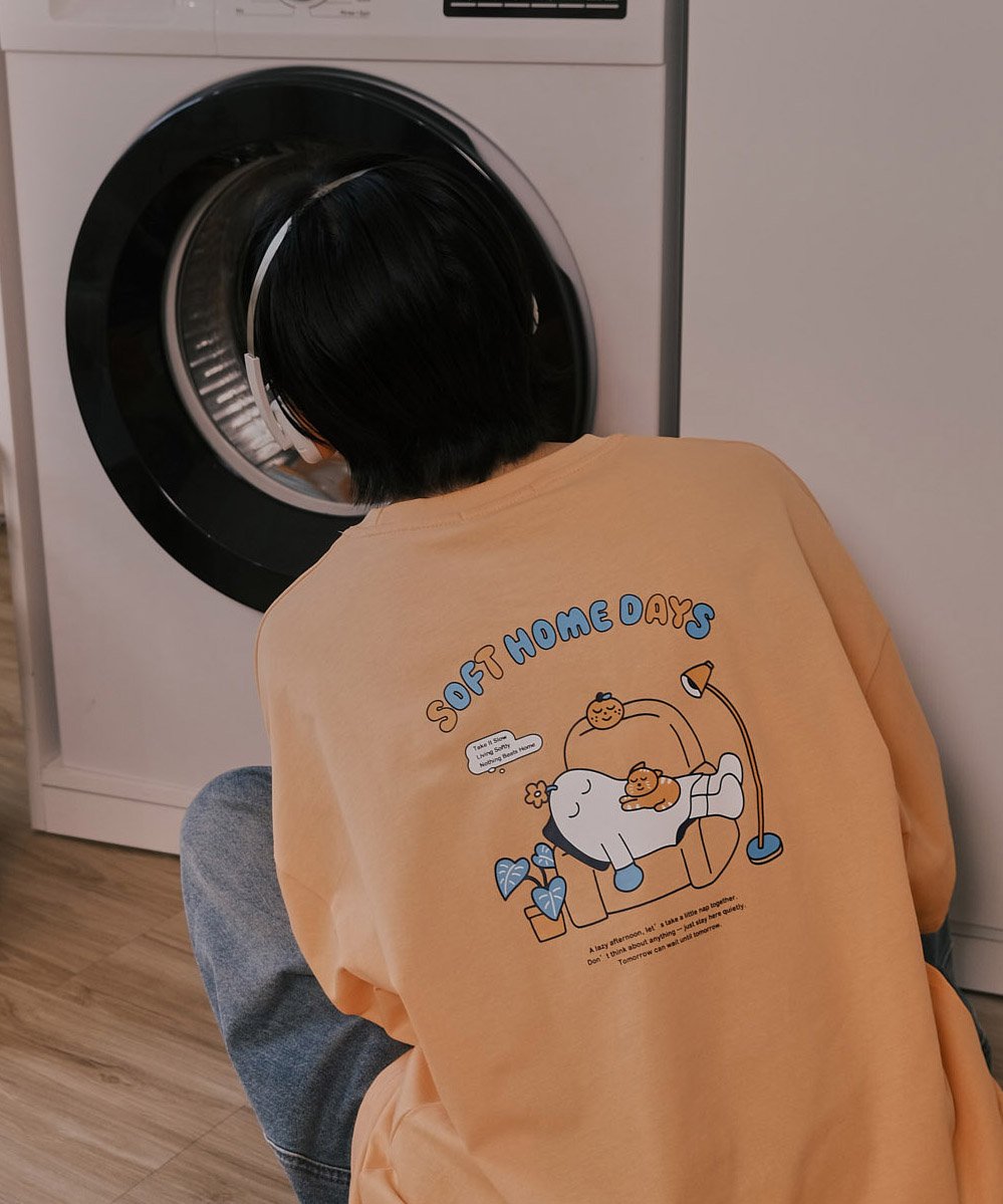 SOFT DAYS tee 桔