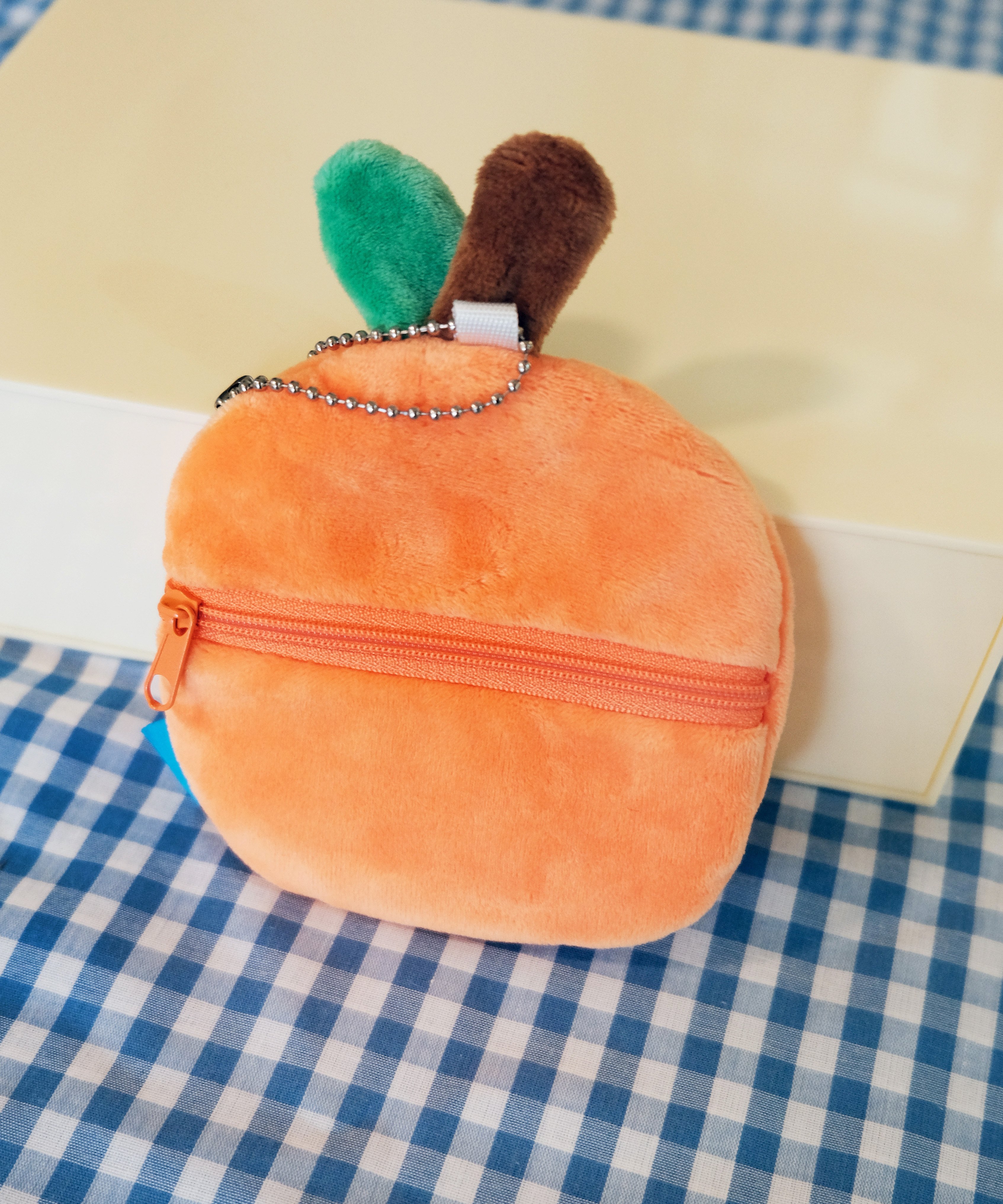 桔利絨毛零錢包