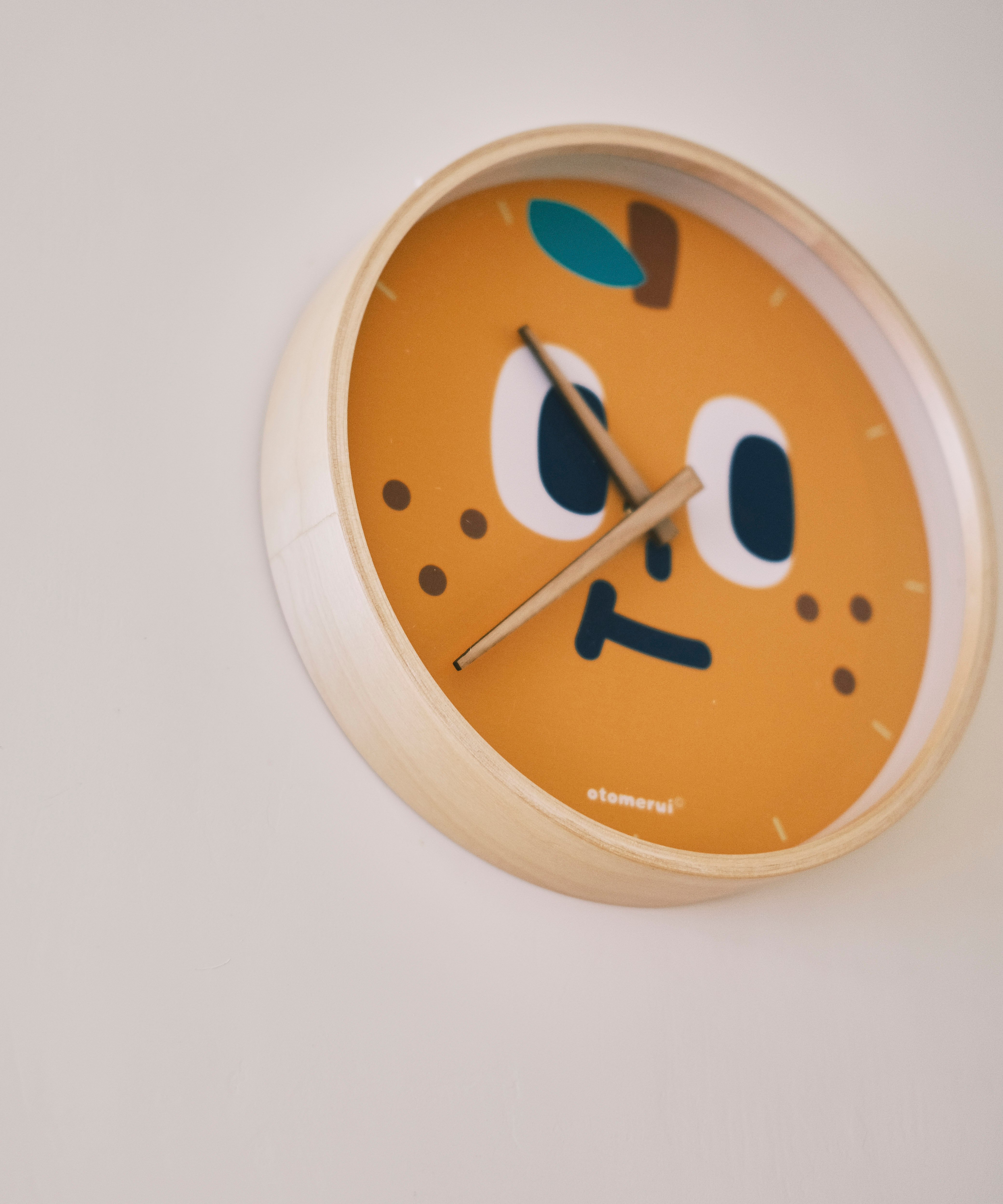 桔利 木質框時鐘