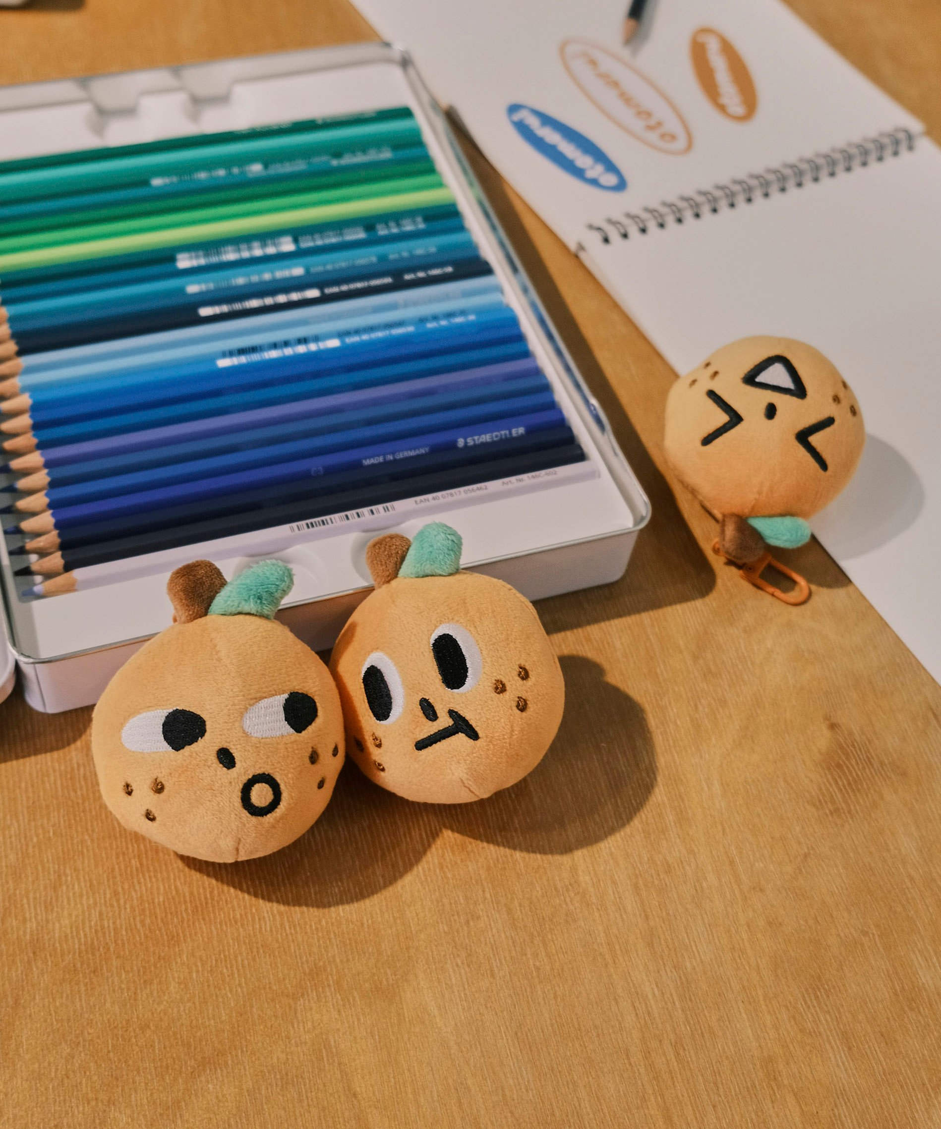 桔利玩偶吊飾 3款