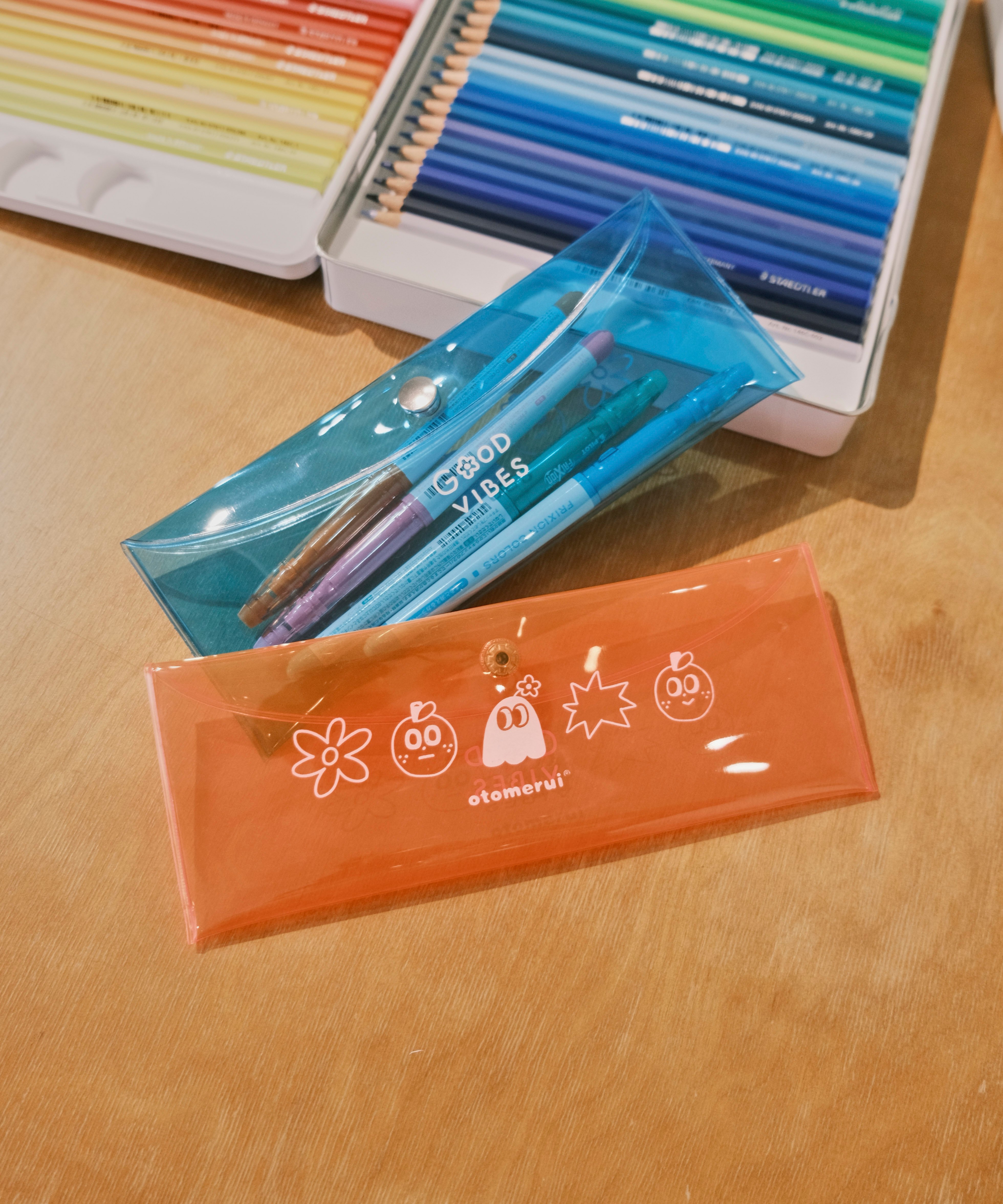 good vibes  透明萬用袋