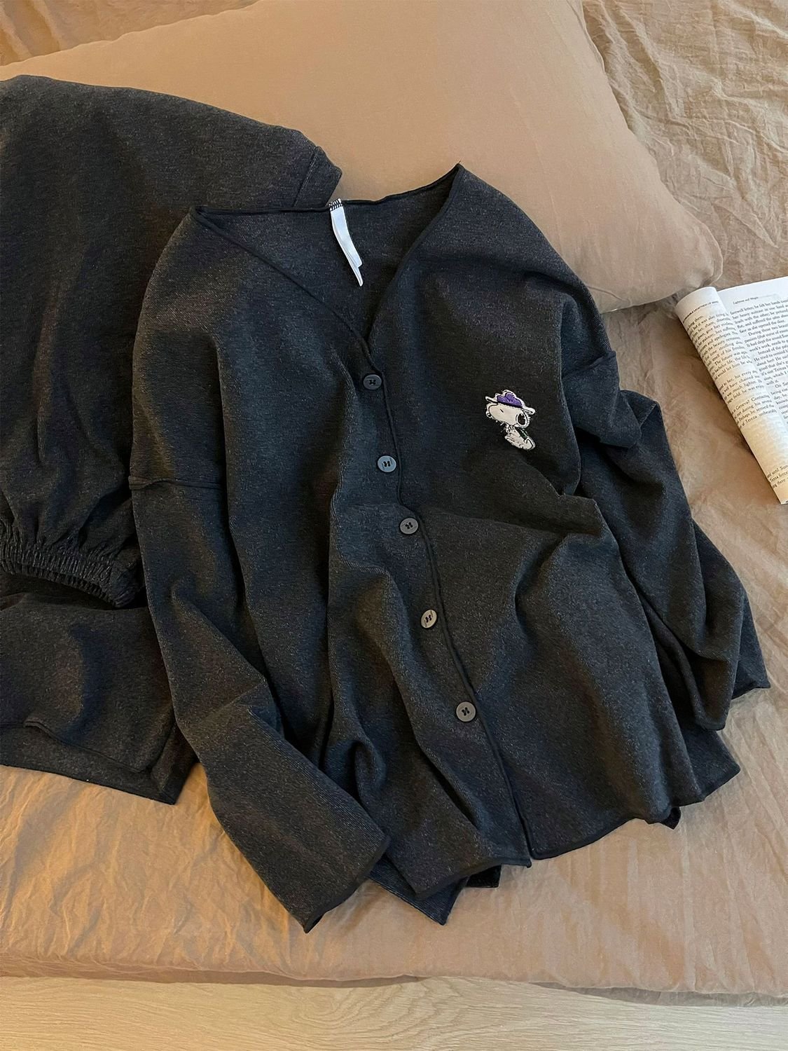 日系長壽狗狗德絨睡衣套裝