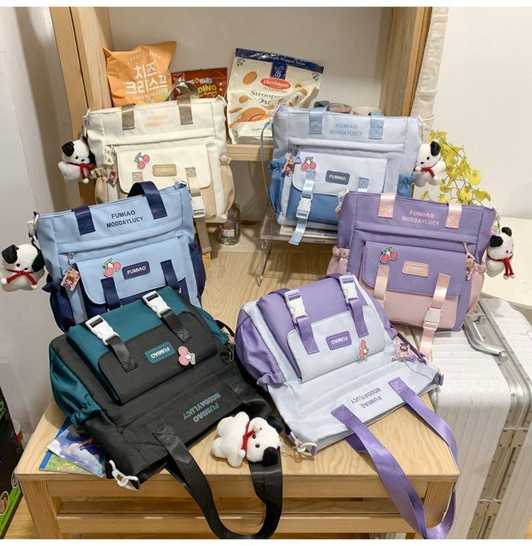 多功能防水補習手提斜挎包 大容量耐用款   男女通用多色可選