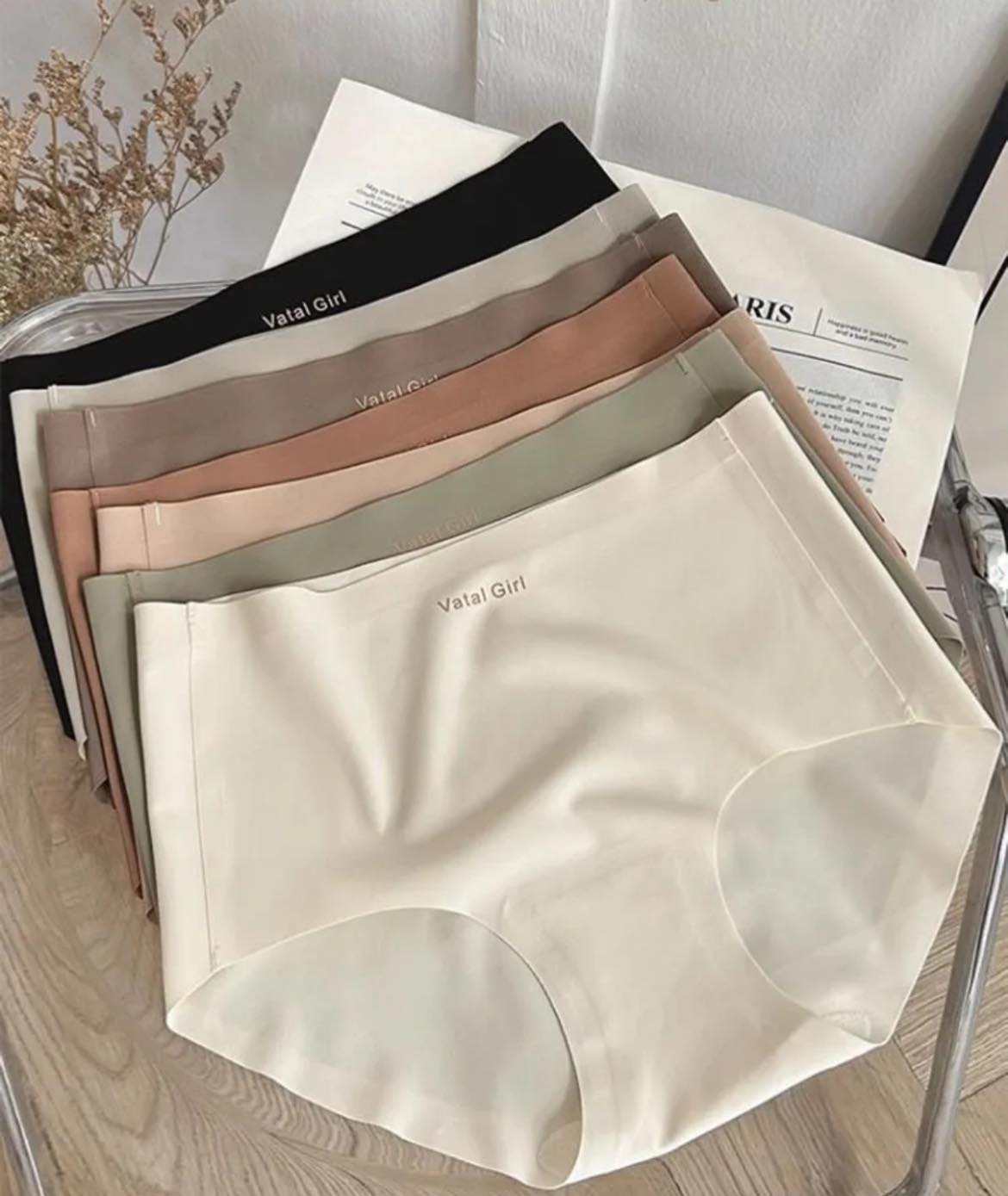 裸感冰絲無痕內褲組