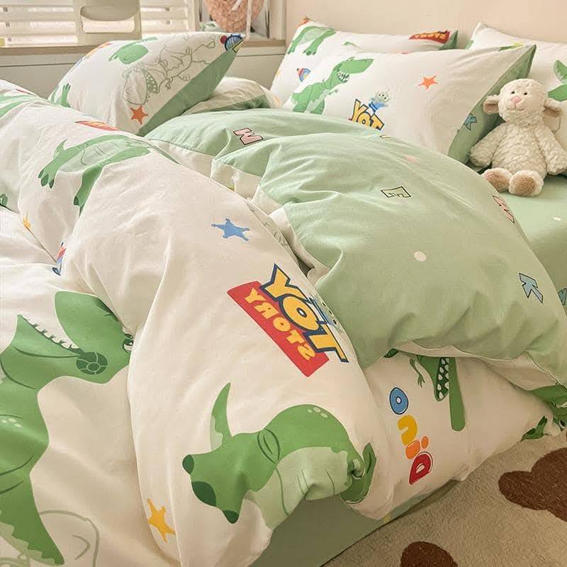 四季通用卡通風系列 抱抱龍全棉床包四件套