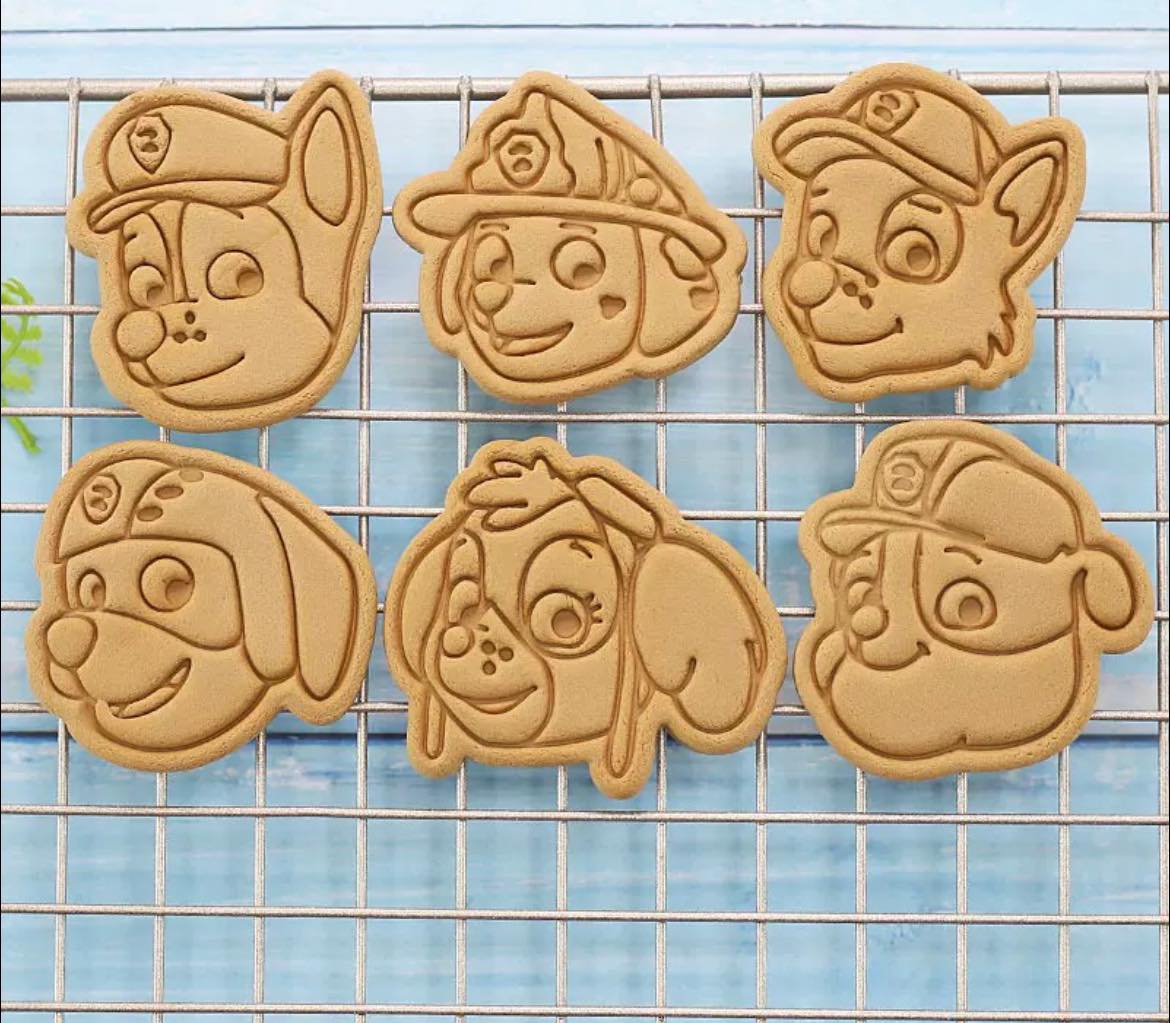 汪汪隊主題小狗卡通餅乾模具