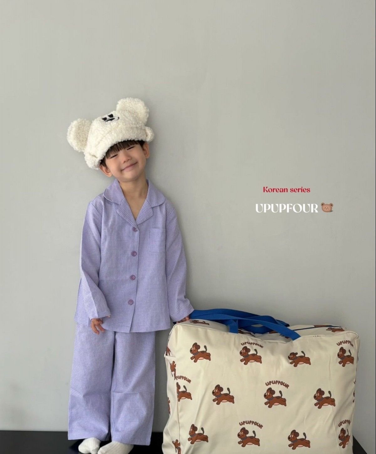 韓系大容量收納袋 卡通印花防水被子袋 衣物旅行收納包