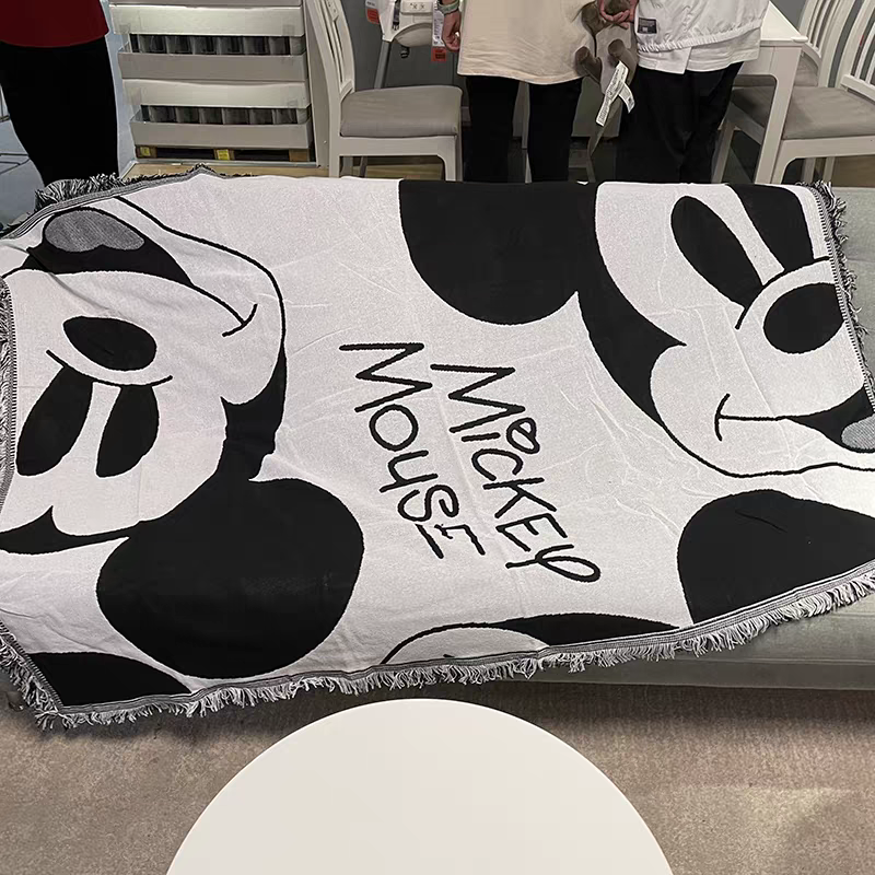 大明星可愛卡通針織毯