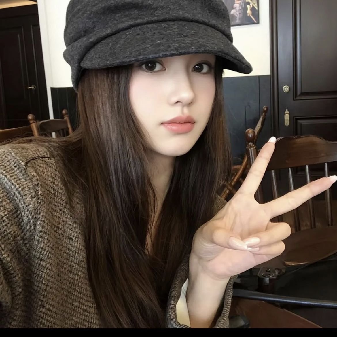 新款出口日本 平頂褶皺山本羊毛堆堆帽