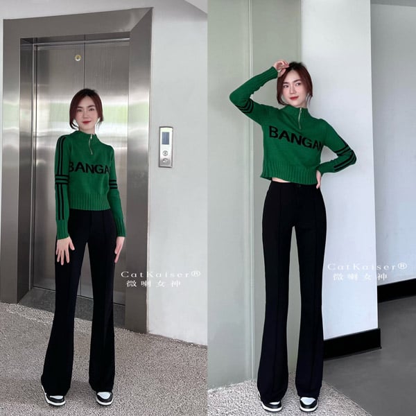 Catkaiser 女神微喇叭褲子 非常顯瘦『4/15結單』