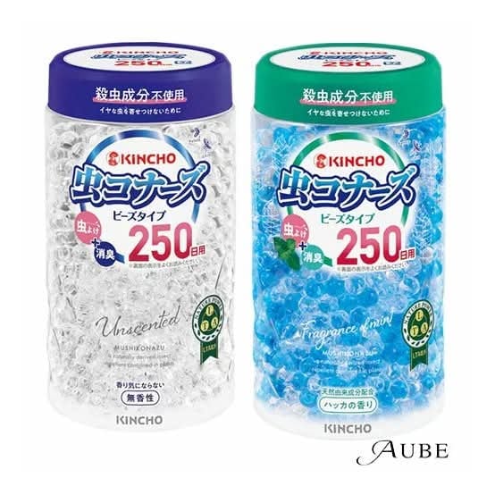 日本KINCHO250天長效防蟲香氛珠