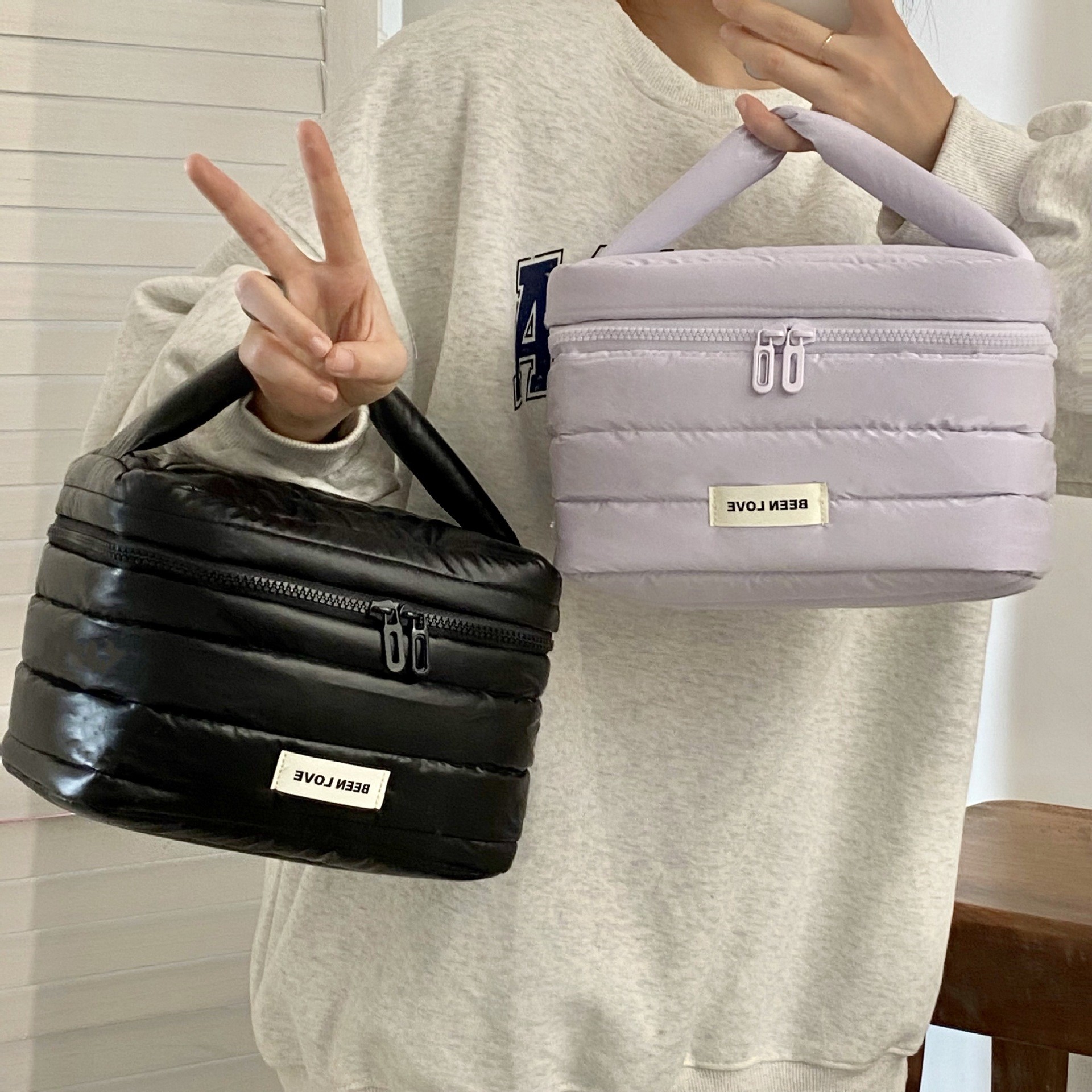 氣墊感雲朵化妝包旅行包