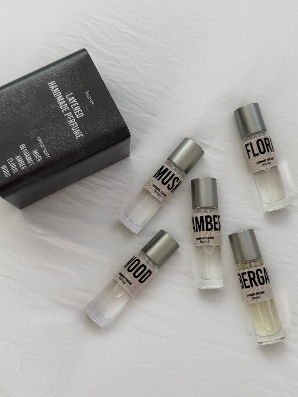 Hetras鐵盒手工小香水15ml*5支入『5/4結單』