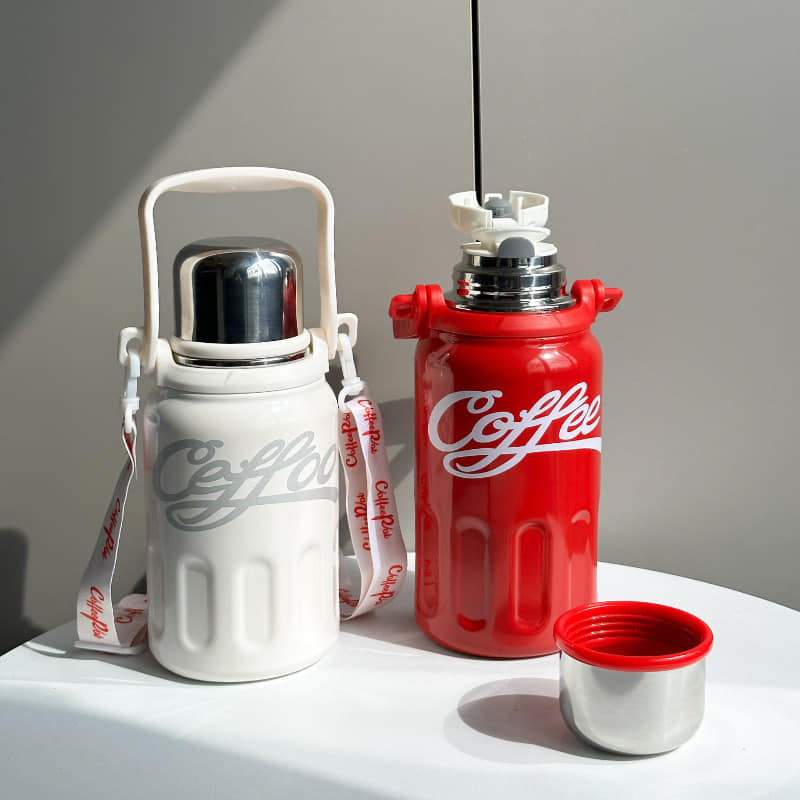 網紅必備可斜背式造型系列保溫杯