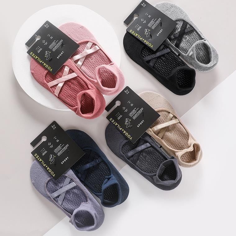 瑜伽地板襪 防滑抓地 × 舒適透氣 × 不勒腳 4雙組