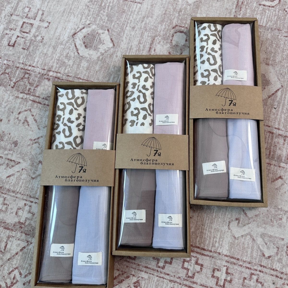 出口級外貿品質 紗布毛巾禮盒   4條裝