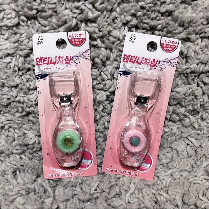 韓國製 隨身攜帶牙線立可帶 顏色隨機