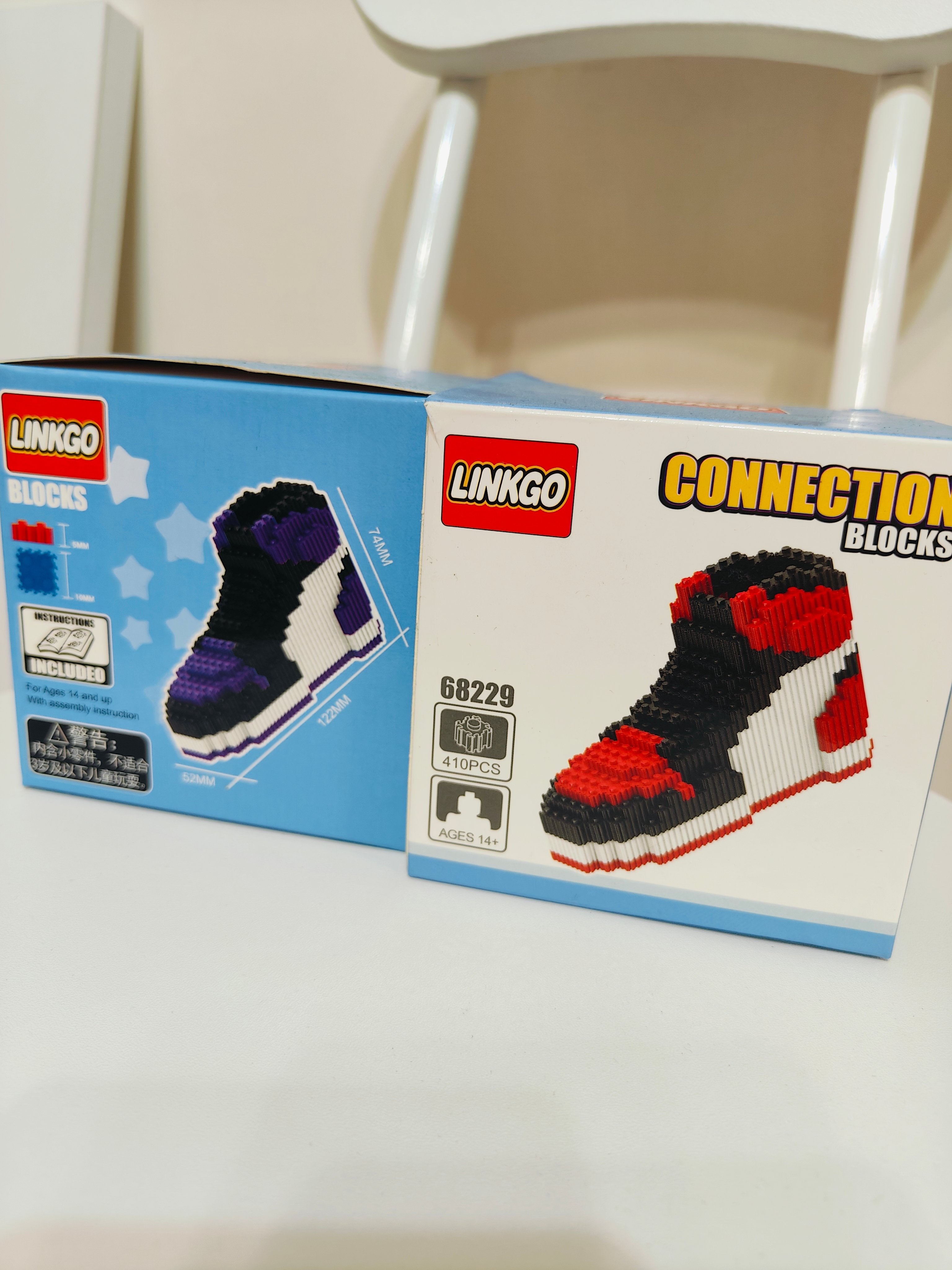 勾勾球鞋積木模型 2入一組  現貨