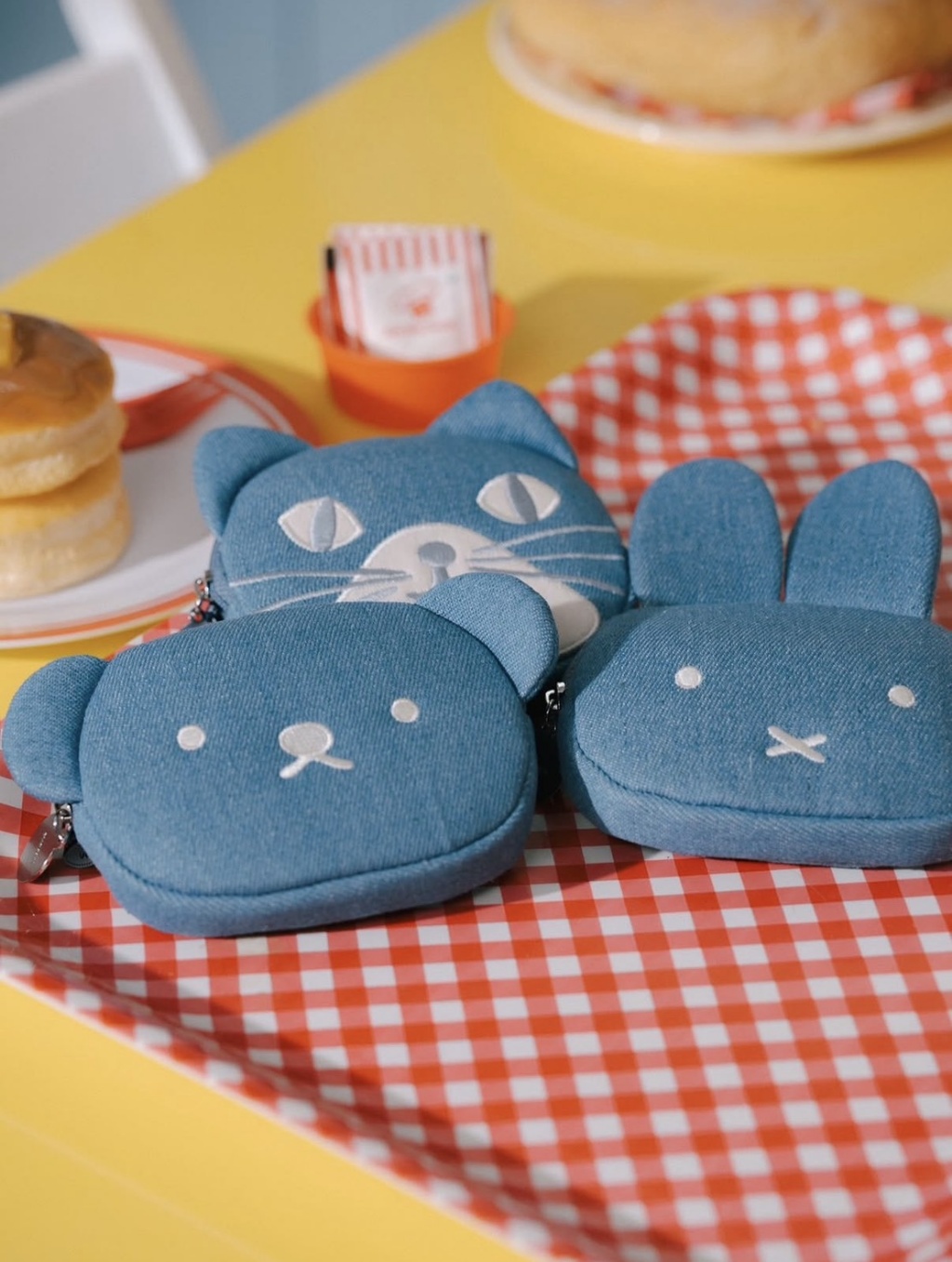 首爾限定 Miffy 米菲卡通圖案丹寧環保購物袋『8/31結單』