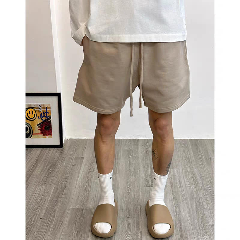 美式男性簡約純色短褲  運動休閒短褲