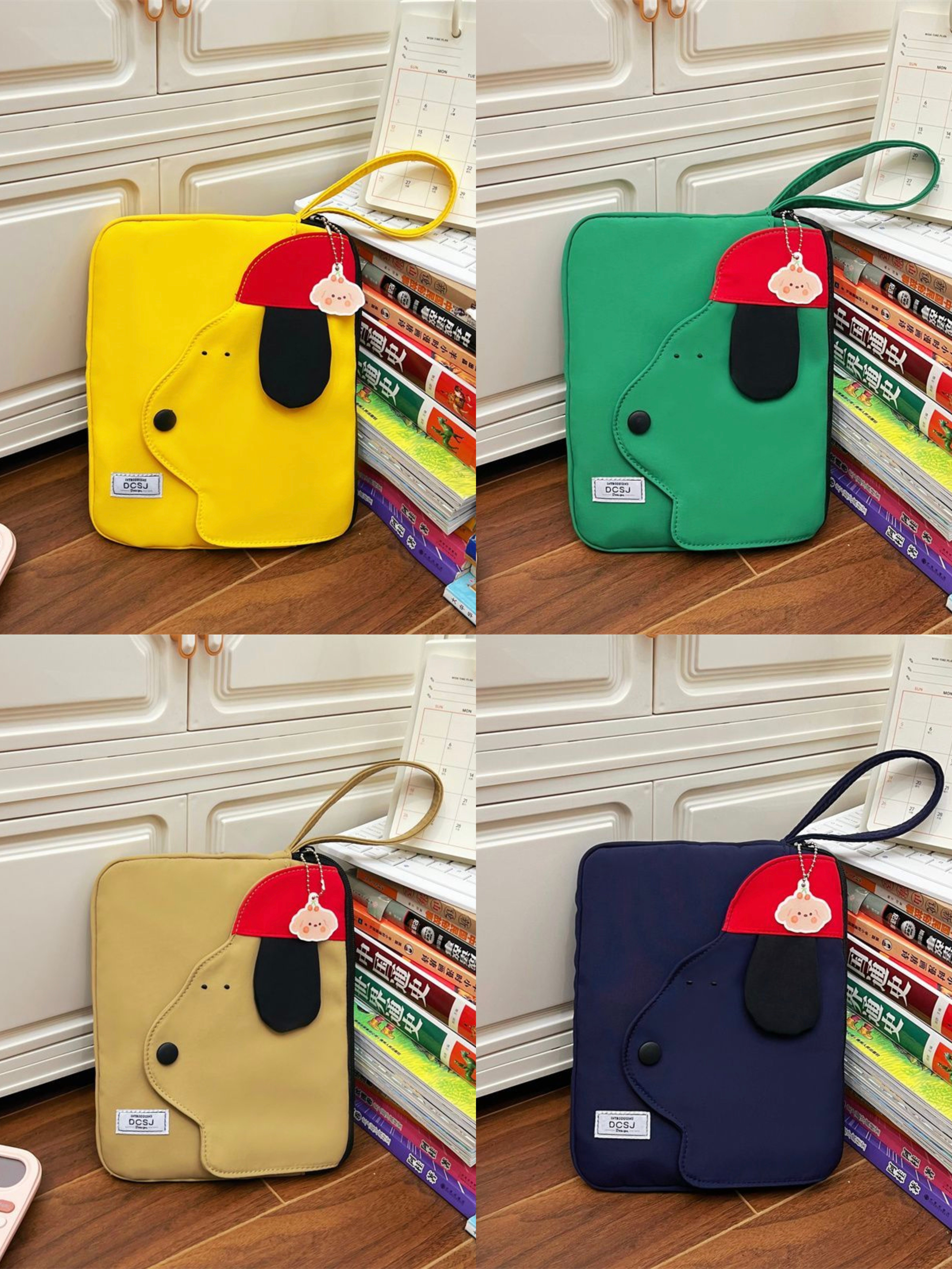 隨身帶著走的小狗 超可愛防水平板手拿包