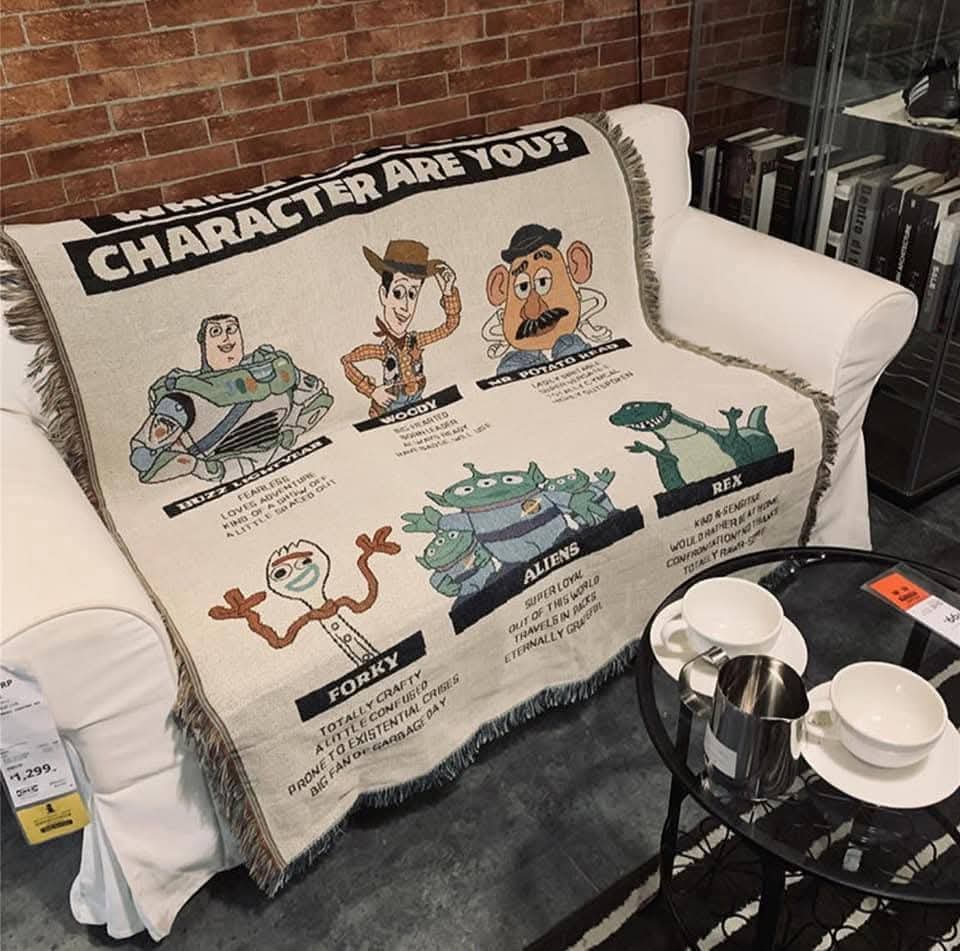 玩具好朋友沙發毯北歐沙發線毯