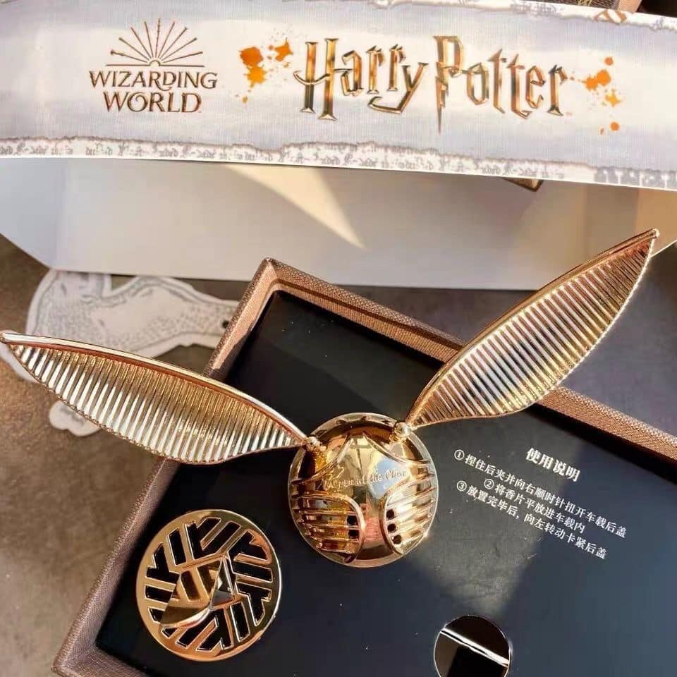 哈利波特金探子 金色飛賊車載香薰