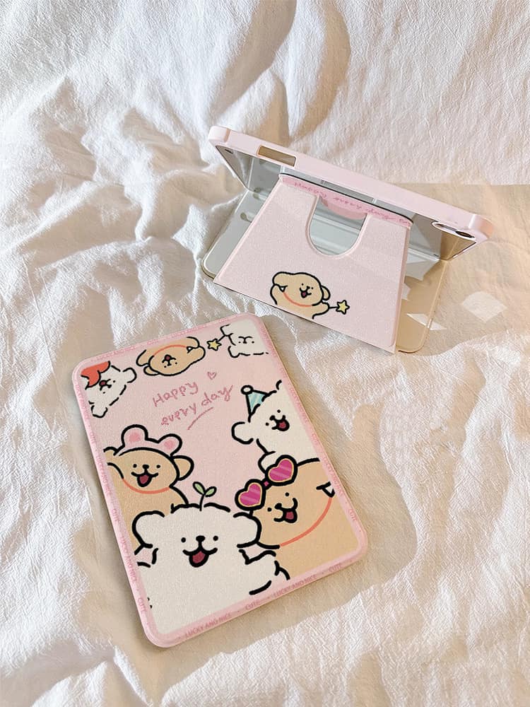 線條小狗 小狗與夥伴們iPad平板保護套