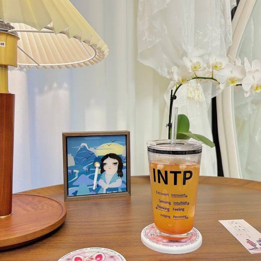 MBTI 冰感玻璃杯 你的個性專屬飲品杯
