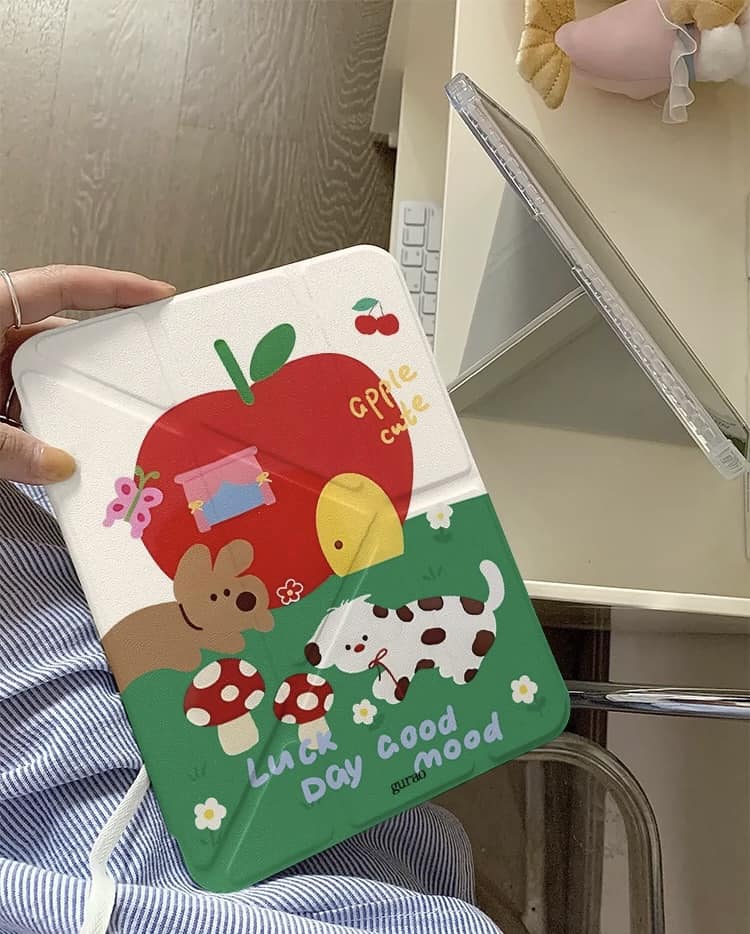 蘋果屋 可愛動物IPad平板保護套